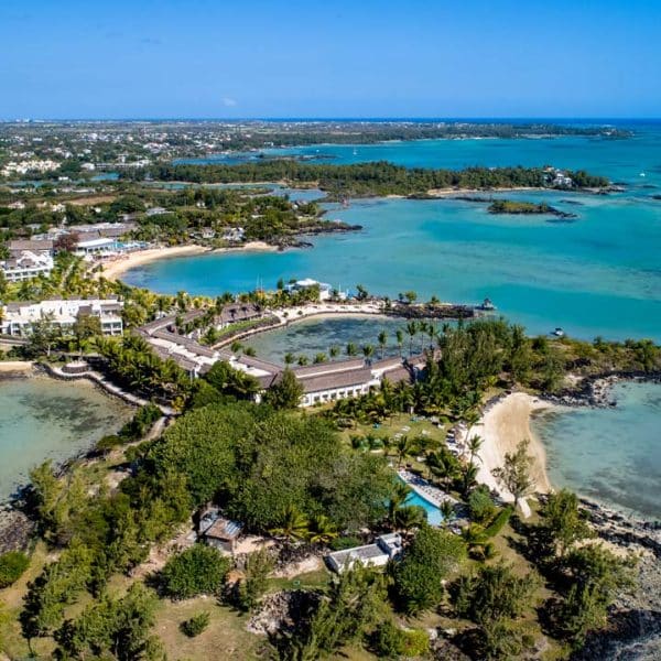 LUX Grand Gaube aerial Susie Freeman Travel