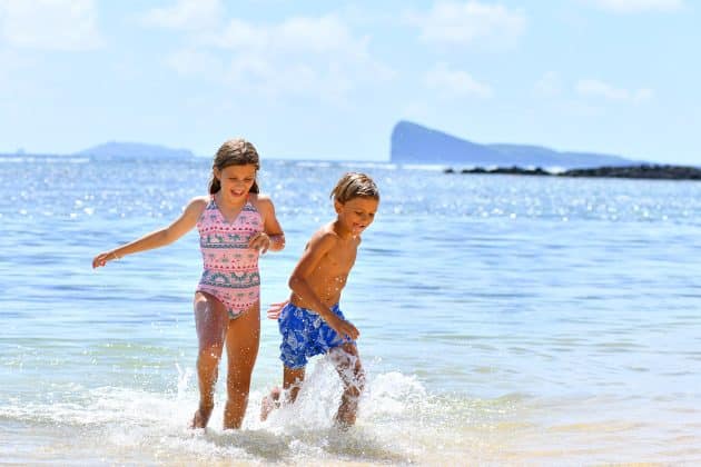 Shandrani Beachcomber Resort & Spa kids playing Susie Freeman Travel